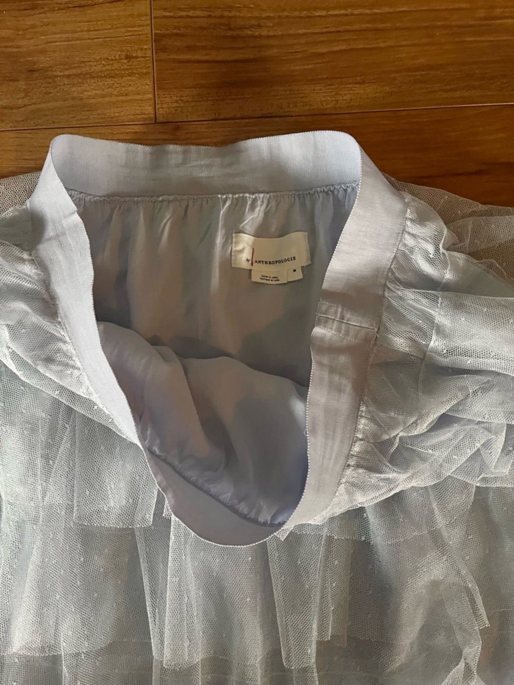 Anthropologie Ashley Tulle Midi Skirt Medium - Picture 5 of 16
